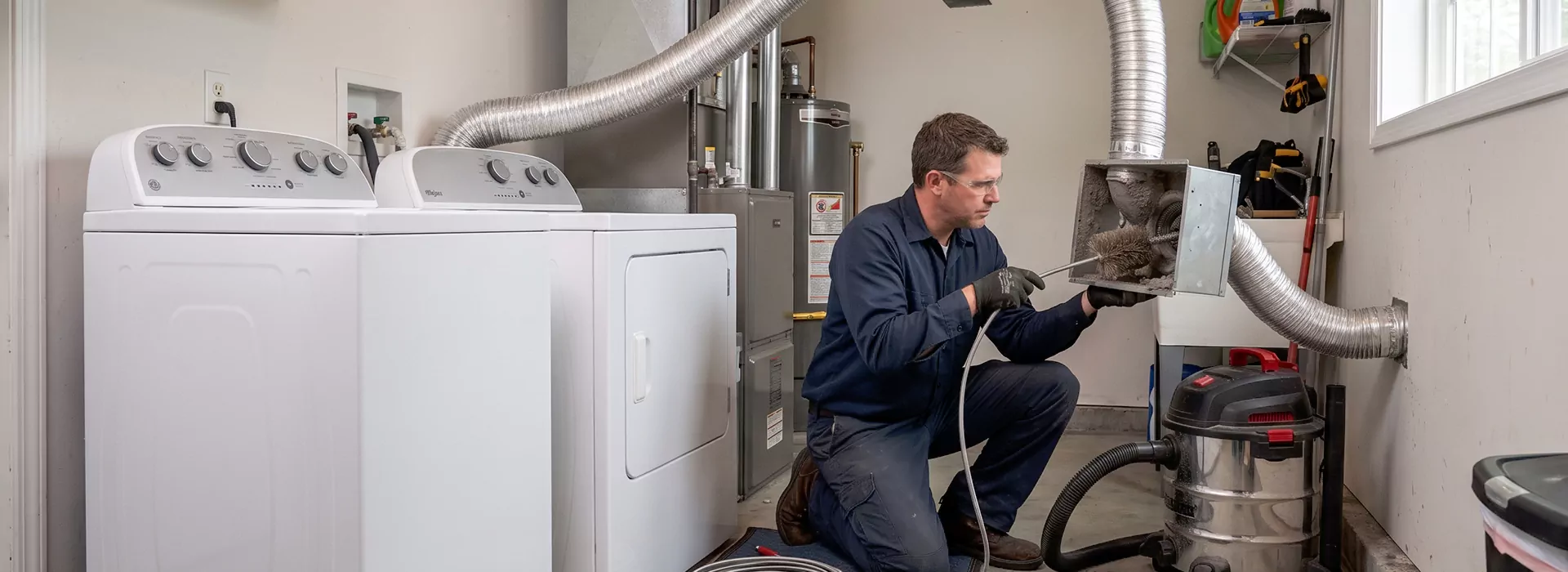 Dryer Vent Booster Fan Cleaning El Paso, TX