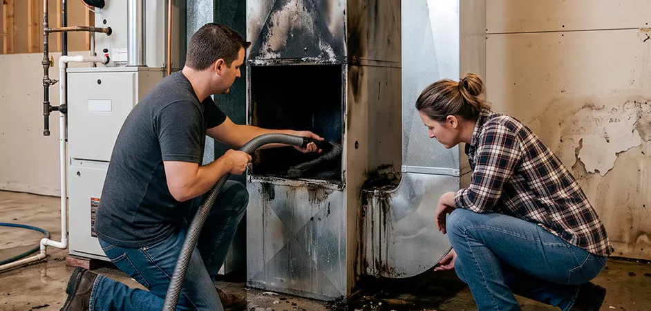 Fire and Flood Duct Restoration in El Paso, TX