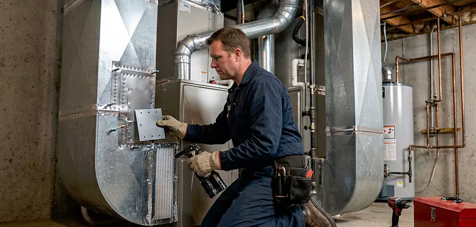 Supply and Return Plenum Repair in El Paso