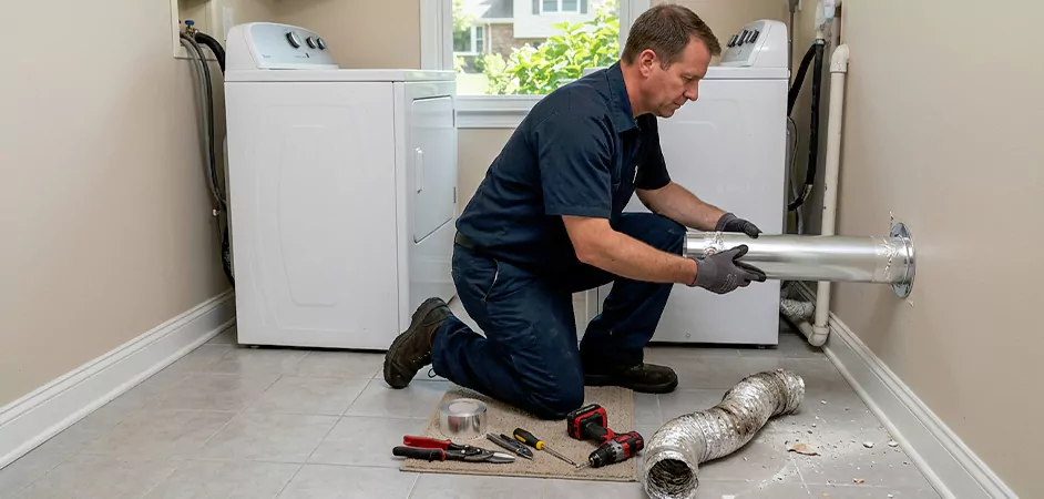 Dryer Vent Replacement in El Paso