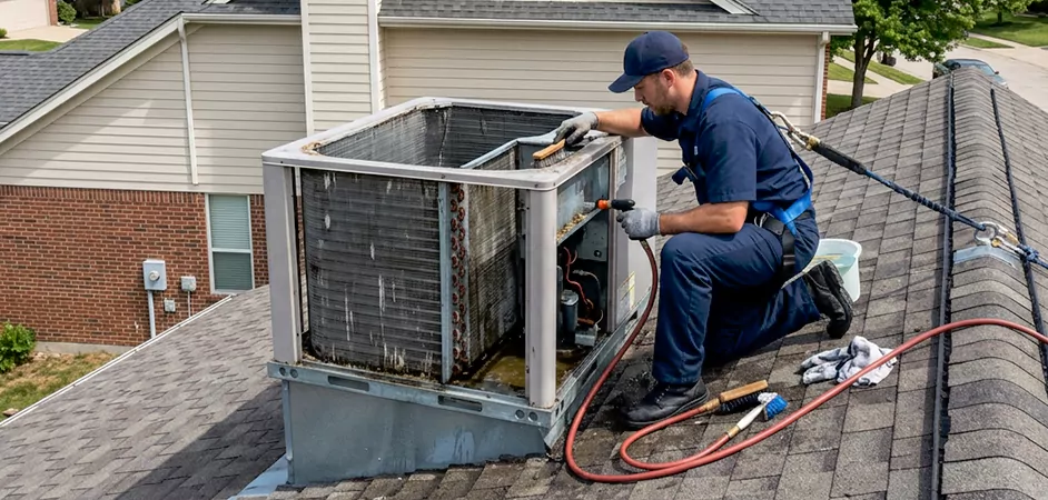Rooftop Unit Cleaning in El Paso