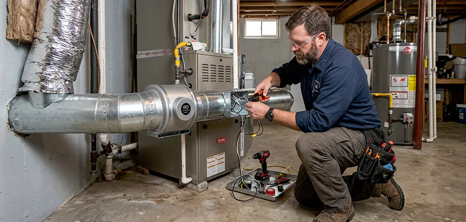 Booster Fan Installation in El Paso