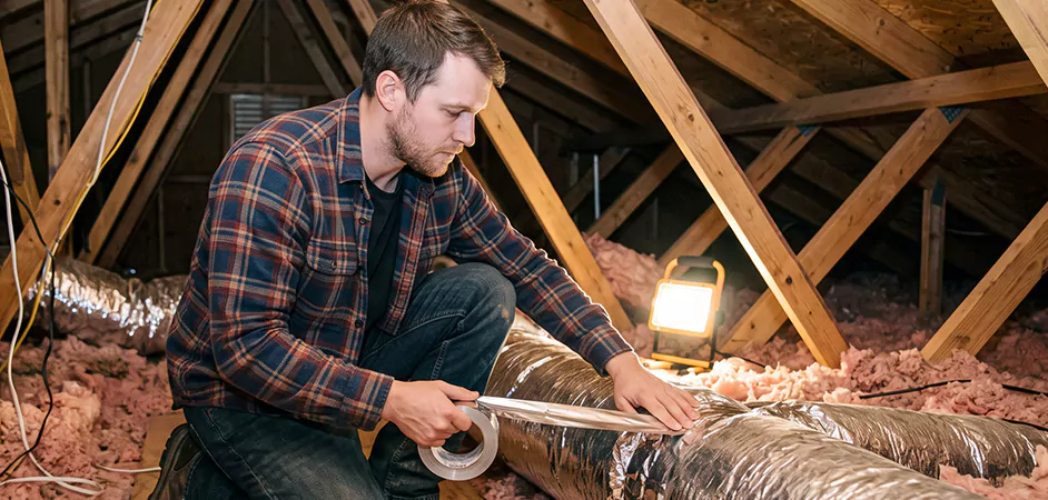 Attic Duct Sealing and Insulation in El Paso