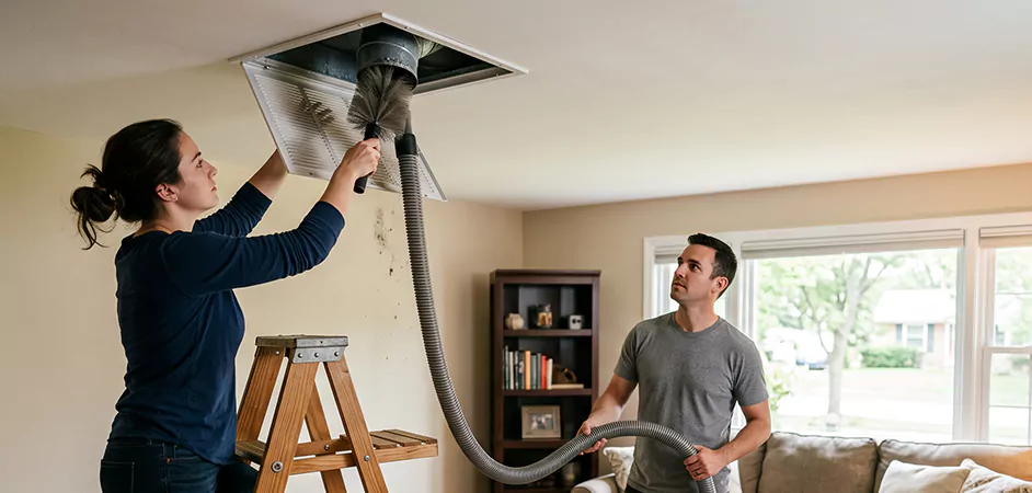 Roof and Wall Exhaust Cap Cleaning in El Paso