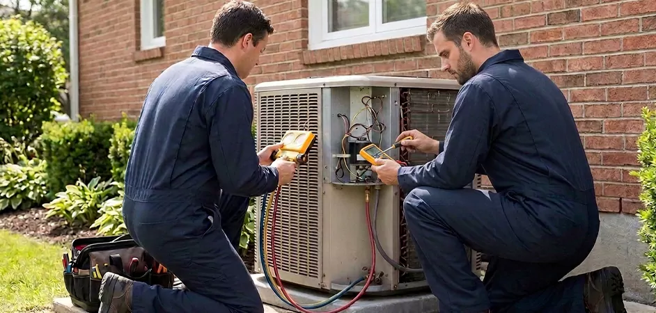 Heat Pump Inspection in El Paso