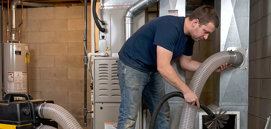 Negative Pressure Duct Cleaning for Large and Long Duct Systems in El Paso